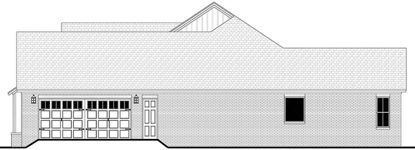 Right Elevation for House Plan #308062