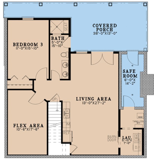Basement Plan for House Plan #315522