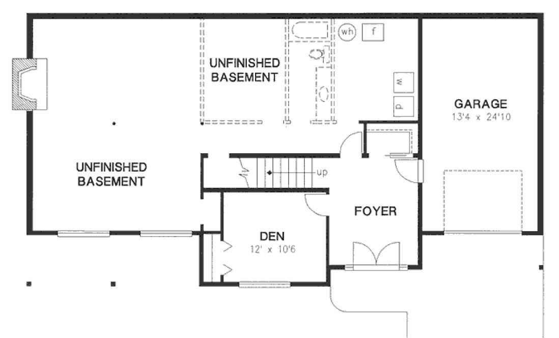 Basement Plan for House Plan #139109
