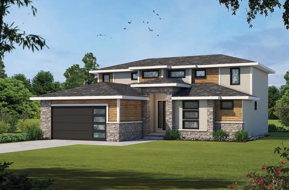 Full Rendering for House Plan #156262