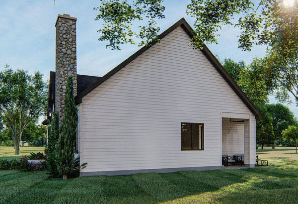 Right Elevation for House Plan #706941