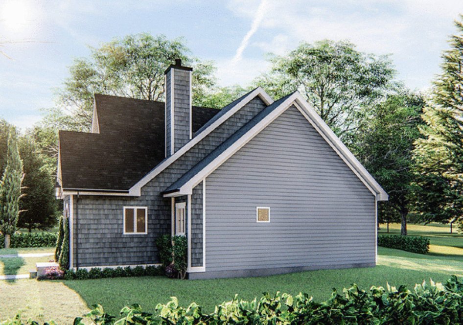 Right Elevation for House Plan #706781