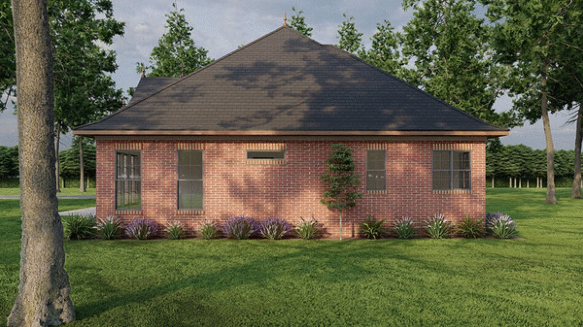 Right Elevation for House Plan #315472