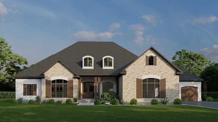 Full Rendering for House Plan #319372