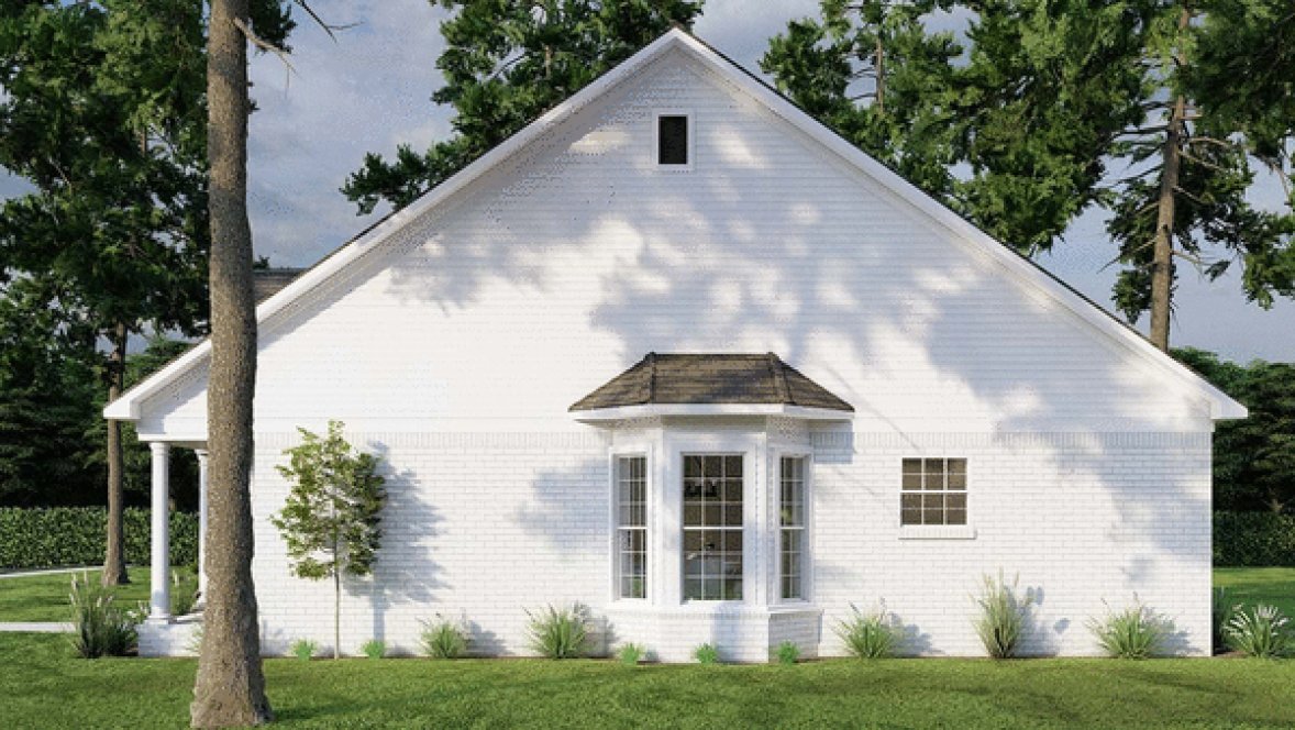 Right Elevation for House Plan #315621