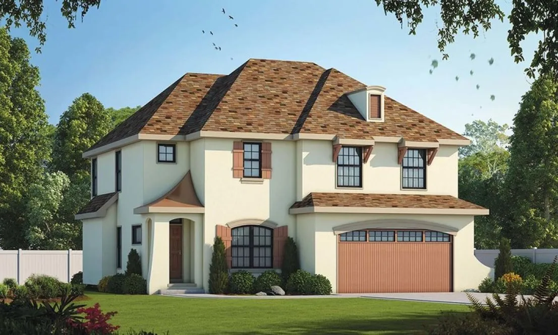 Full Rendering for House Plan #151032