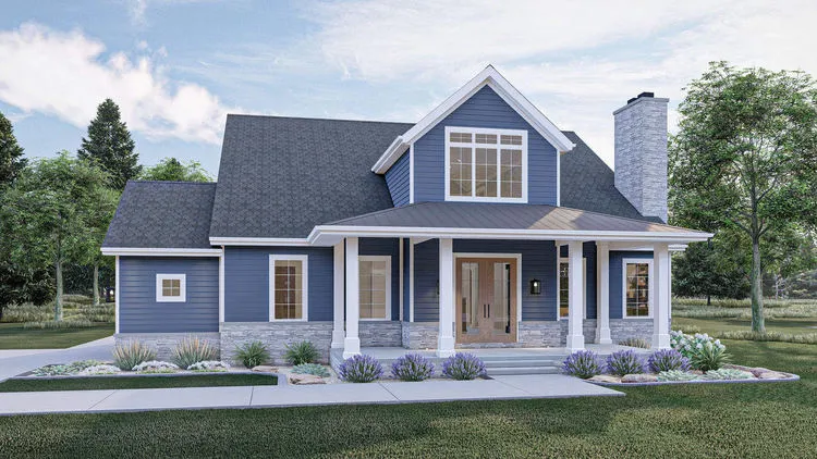 Full Rendering for House Plan #706482