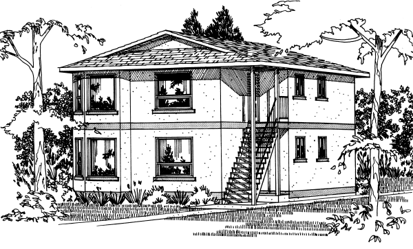 Full Rendering for House Plan #226207