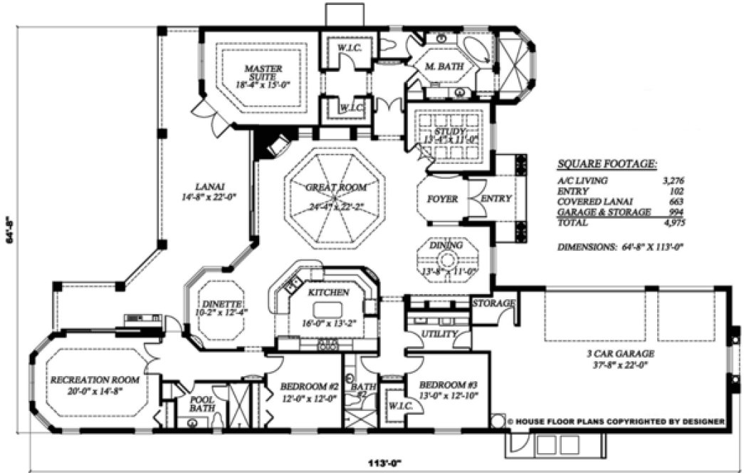 Main Floor Plan for House Plan #776723