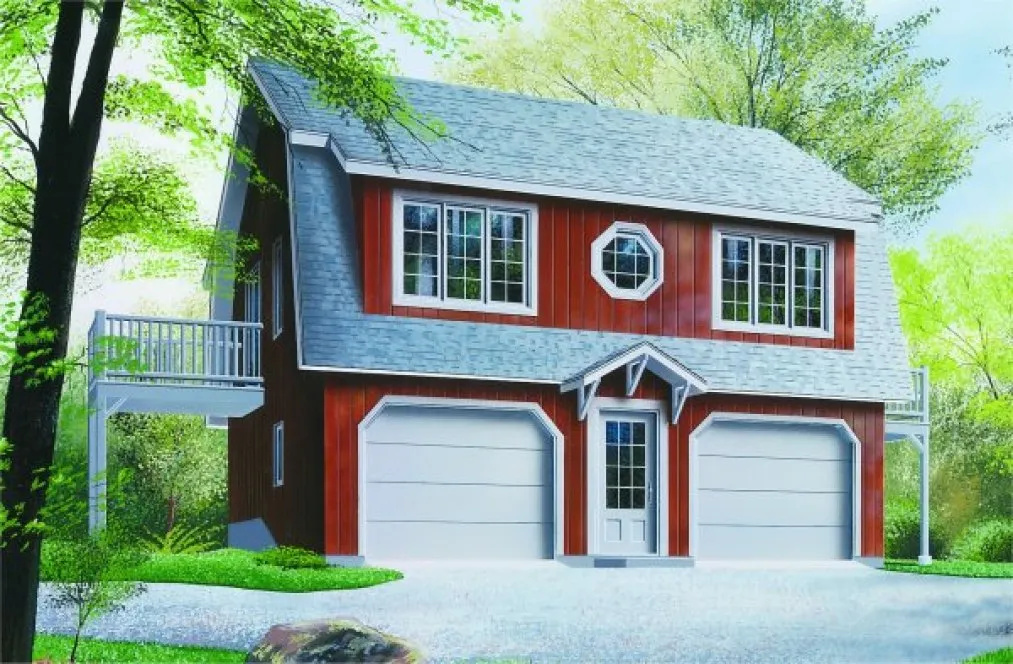 Full Rendering for House Plan #141392