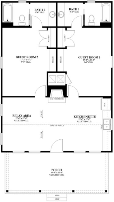 Main Floor Plan for House Plan #824601