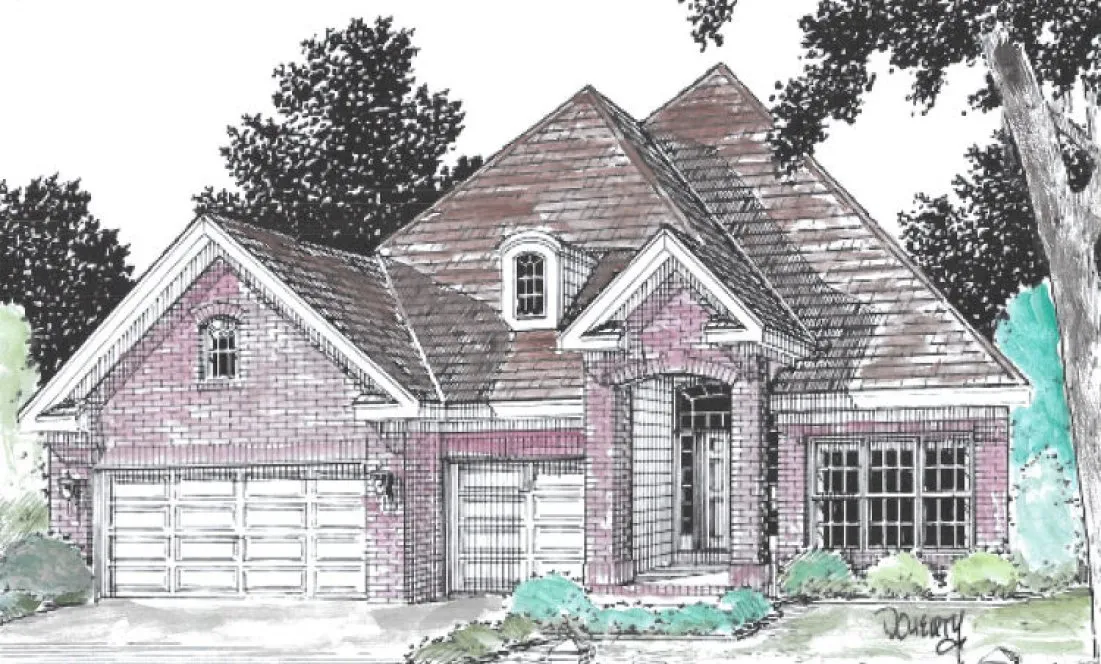 Full Rendering for House Plan #243702