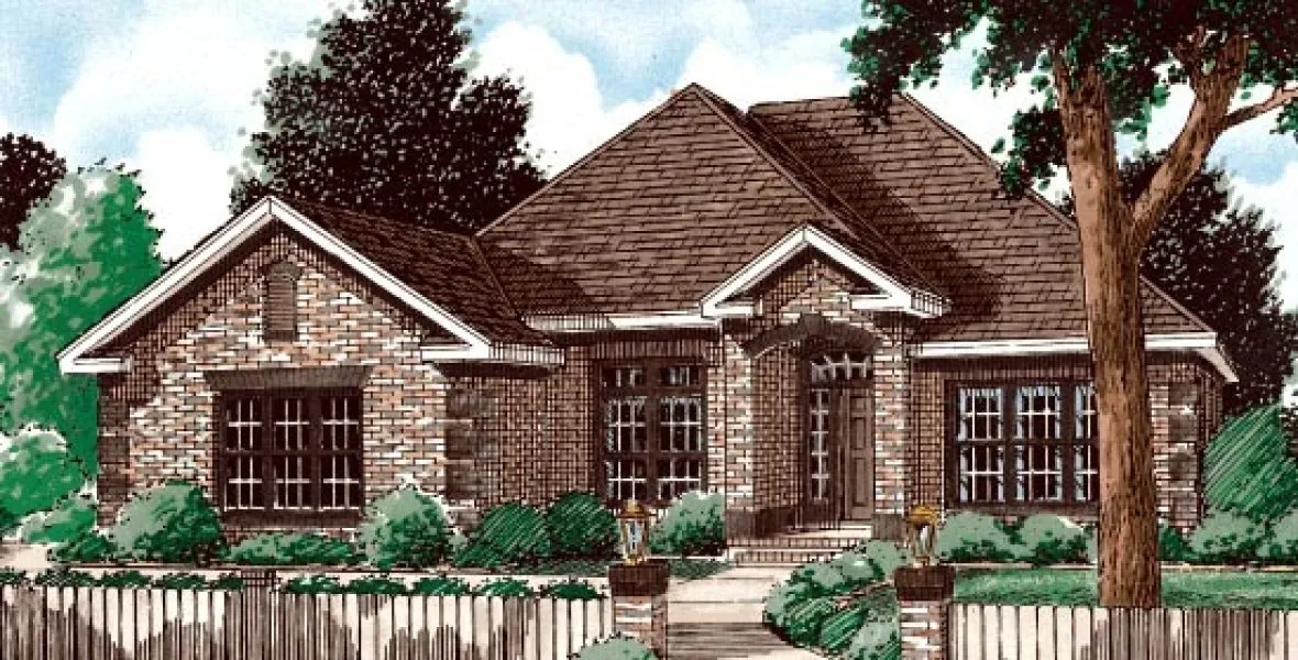 Full Rendering for House Plan #240522