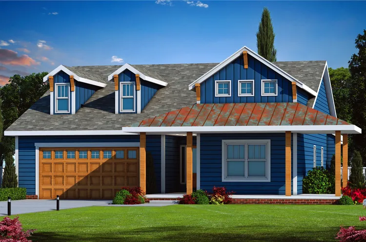 Full Rendering for House Plan #151702