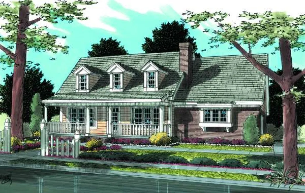 Full Rendering for House Plan #243804