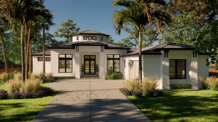 Full Rendering for House Plan #820013