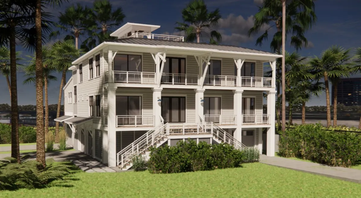 Full Rendering for House Plan #826084