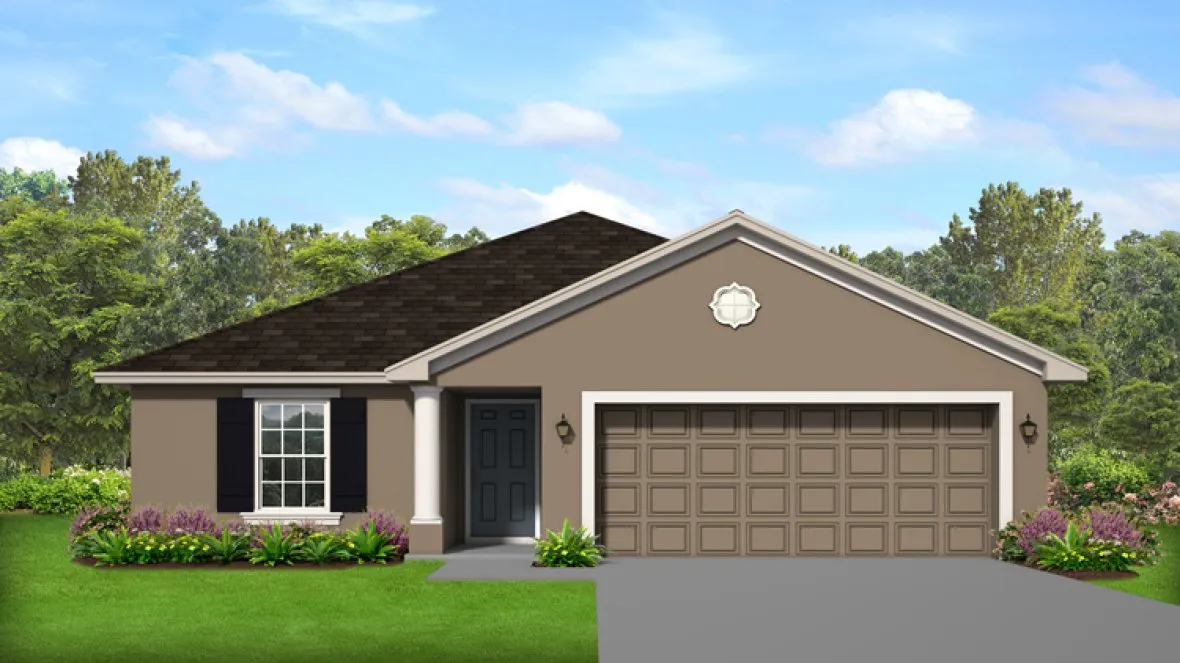 Full Rendering for House Plan #828361