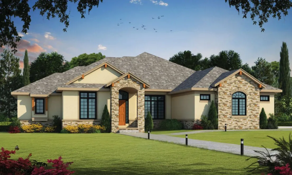 Full Rendering for House Plan #151693