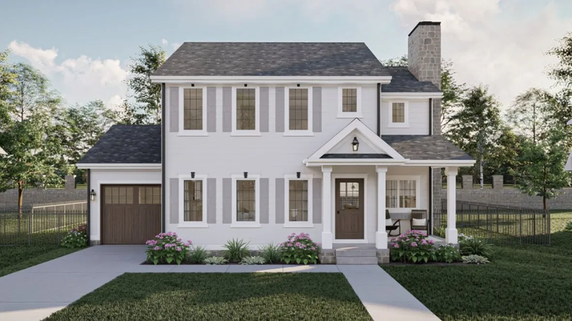 Full Rendering for House Plan #701691