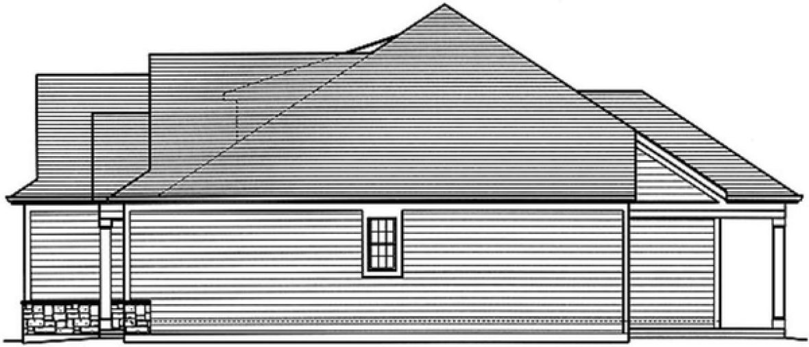Right Elevation for House Plan #535981