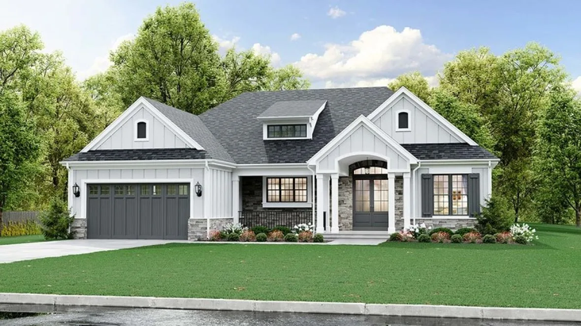 Full Rendering for House Plan #535981