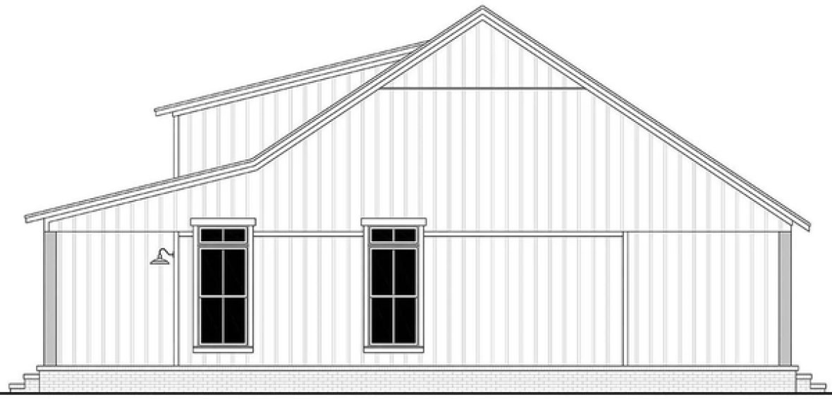 Right Elevation for House Plan #309921