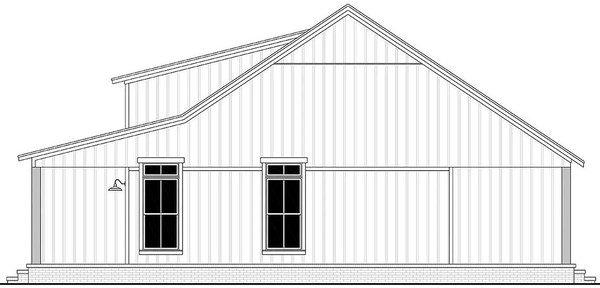 Right Elevation for House Plan #309921