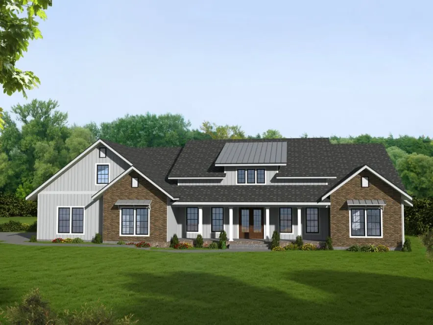 Full Rendering for House Plan #807324