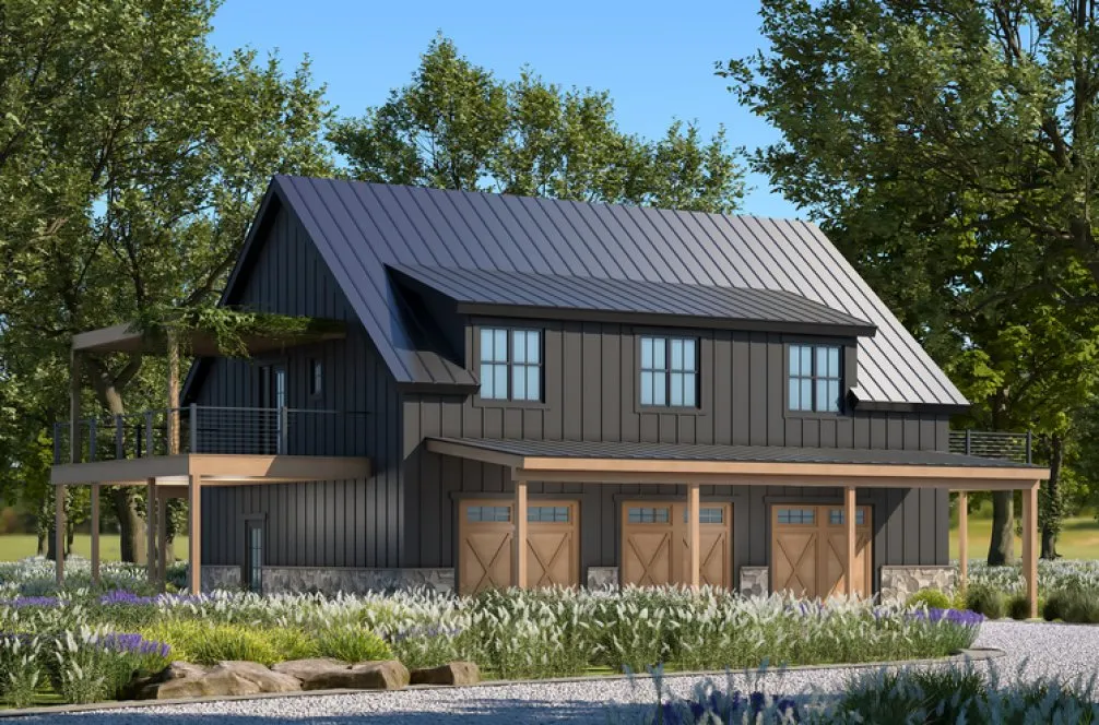 Full Rendering for House Plan #155651