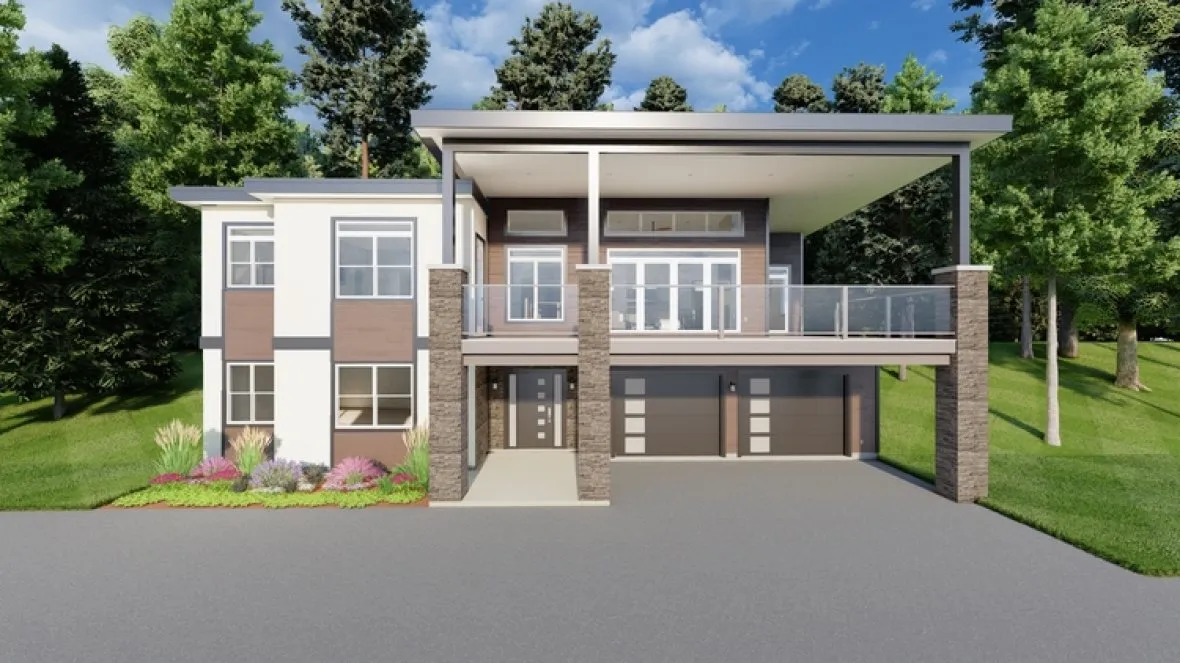 Full Rendering for House Plan #203119