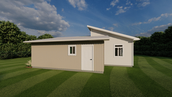 Right Elevation for House Plan #203099