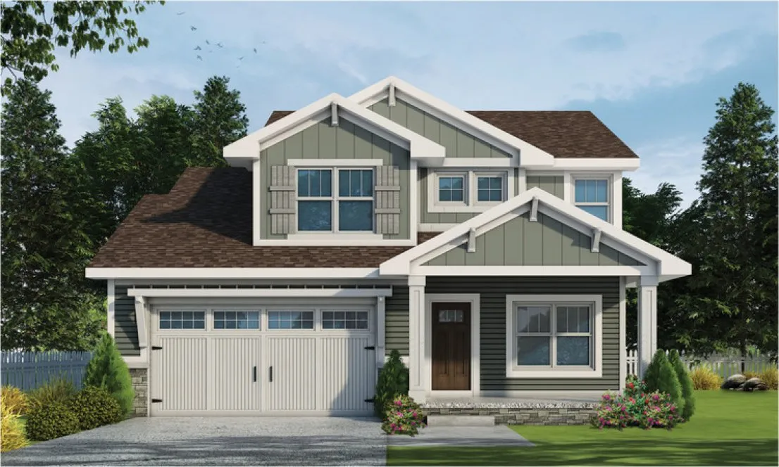 Full Rendering for House Plan #157052