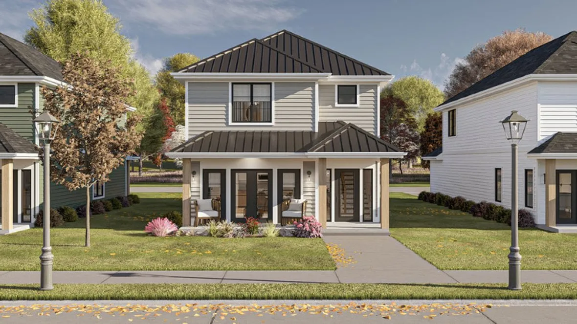 Full Rendering for House Plan #708361