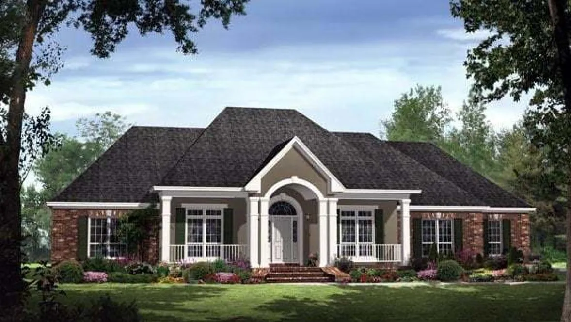 Full Rendering for House Plan #219672