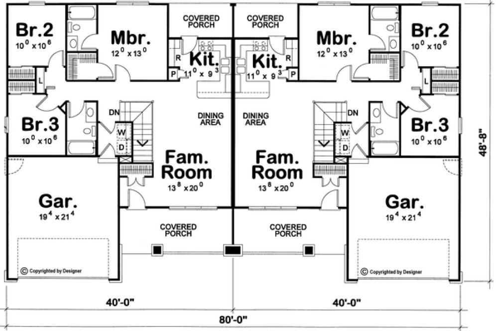 Main Floor Plan for House Plan #150932