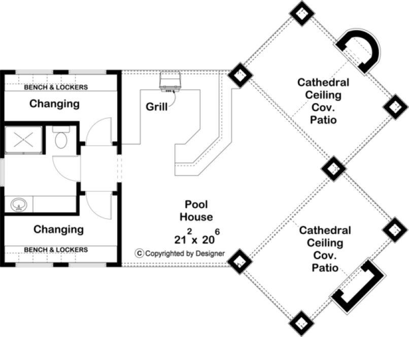 Main Floor Plan for House Plan #702620