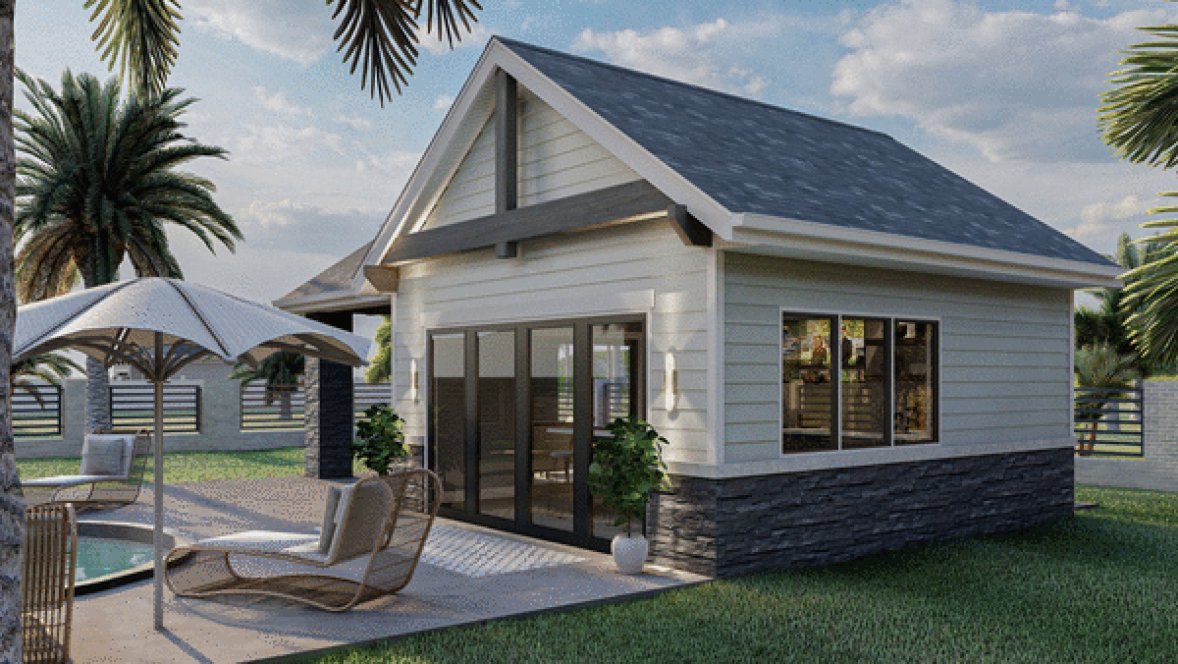 Right Elevation for House Plan #706030