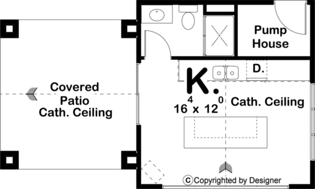 Main Floor Plan for House Plan #706030