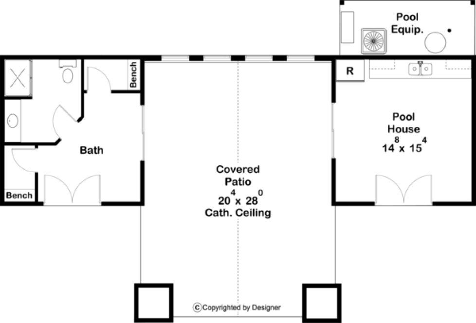 Main Floor Plan for House Plan #700940