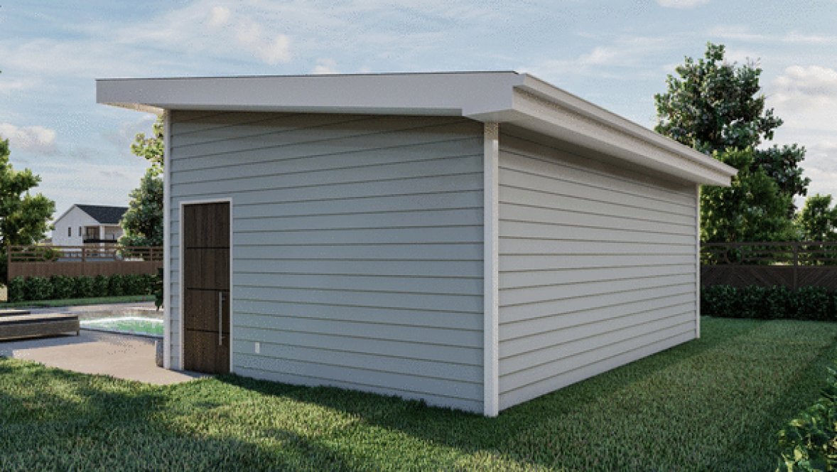 Rear Elevation for House Plan #700330