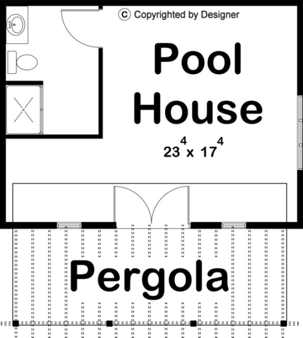 Main Floor Plan for House Plan #702340