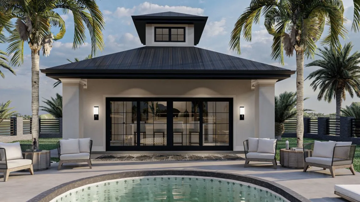 Full Rendering for House Plan #704630