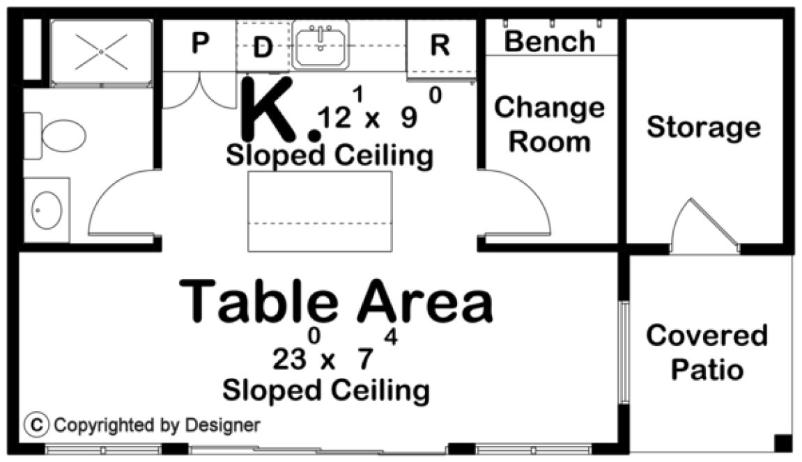 Main Floor Plan for House Plan #702040
