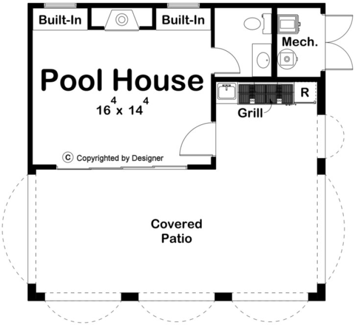 Main Floor Plan for House Plan #704920