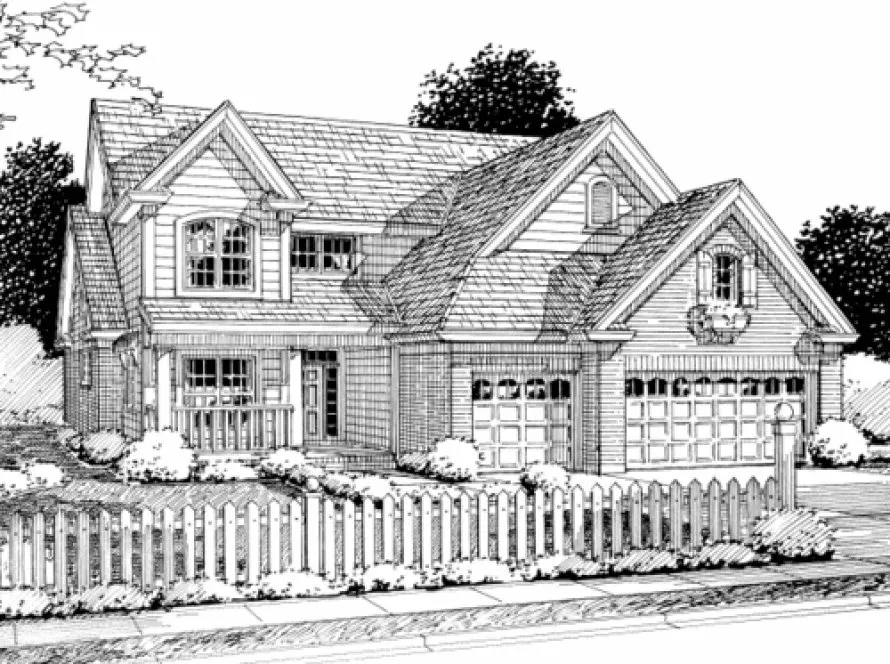 Full Rendering for House Plan #240314