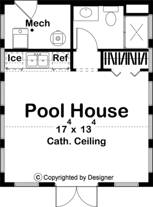 Main Floor Plan for House Plan #709430