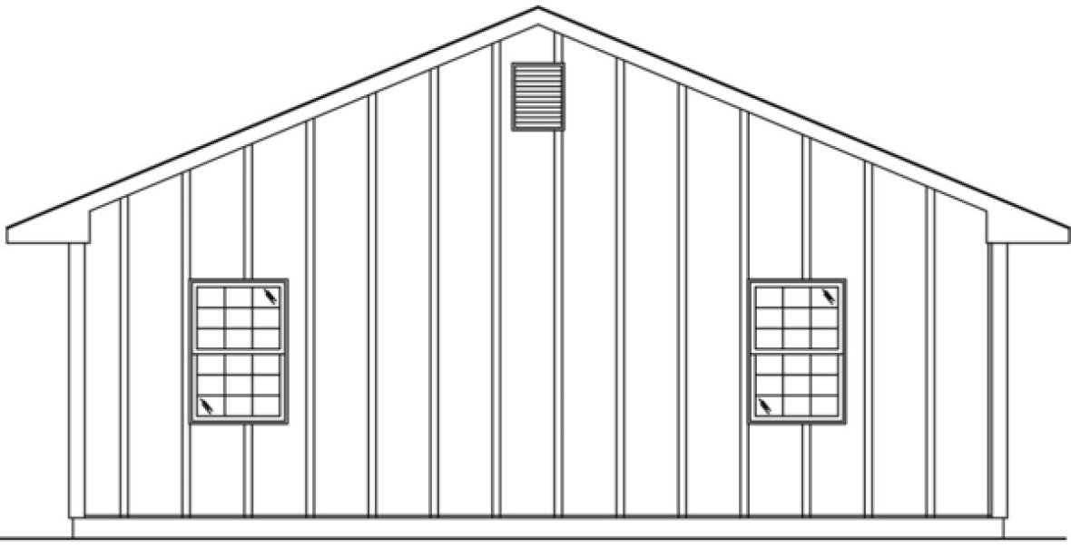 Right Elevation for House Plan #631041