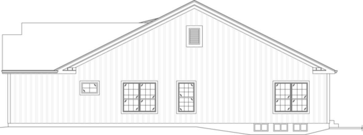 Right Elevation for House Plan #635671