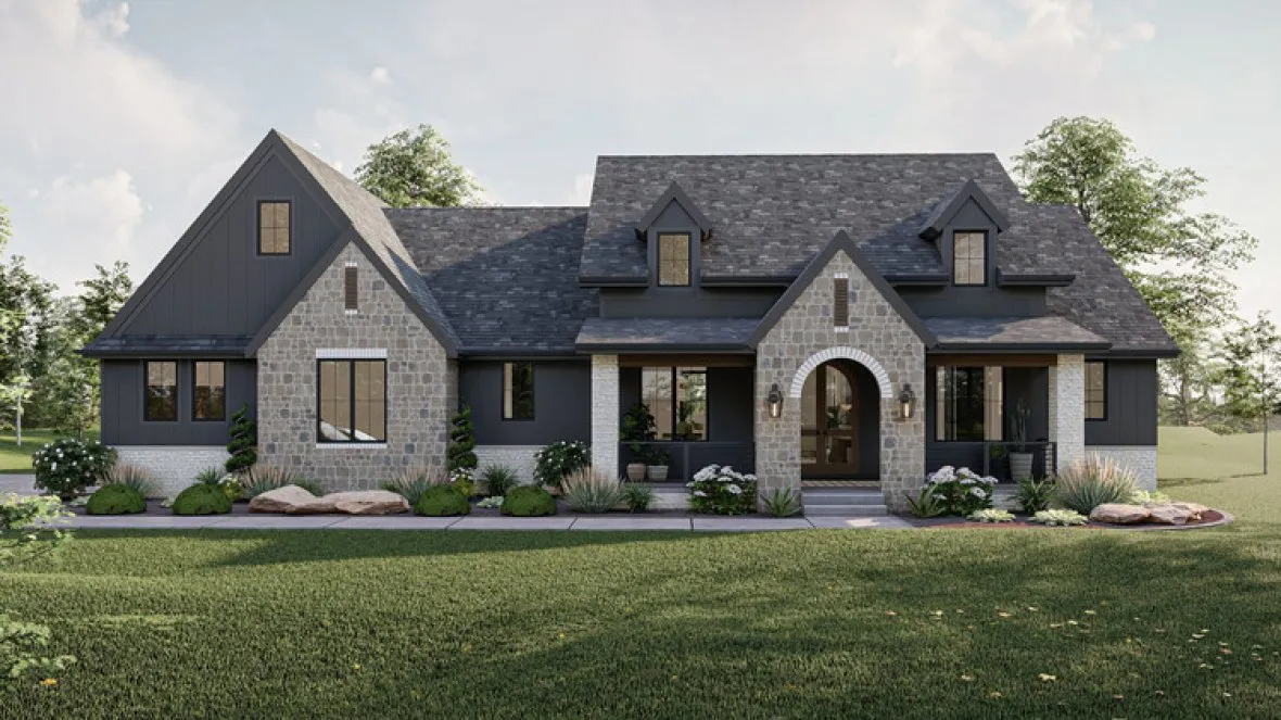 Full Rendering for House Plan #703462